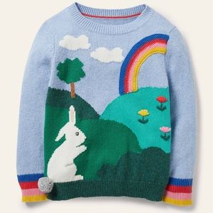 Girls Easter sweater from Mini Boden